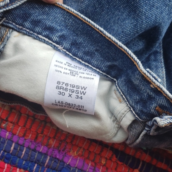 Rustler Cut off Jean Shorts XS-S - Picture 3 of 3